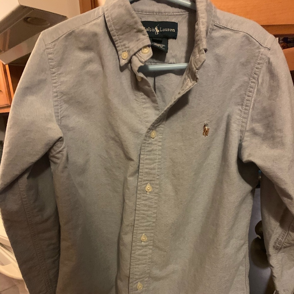 Boys size 6 Polo button up
